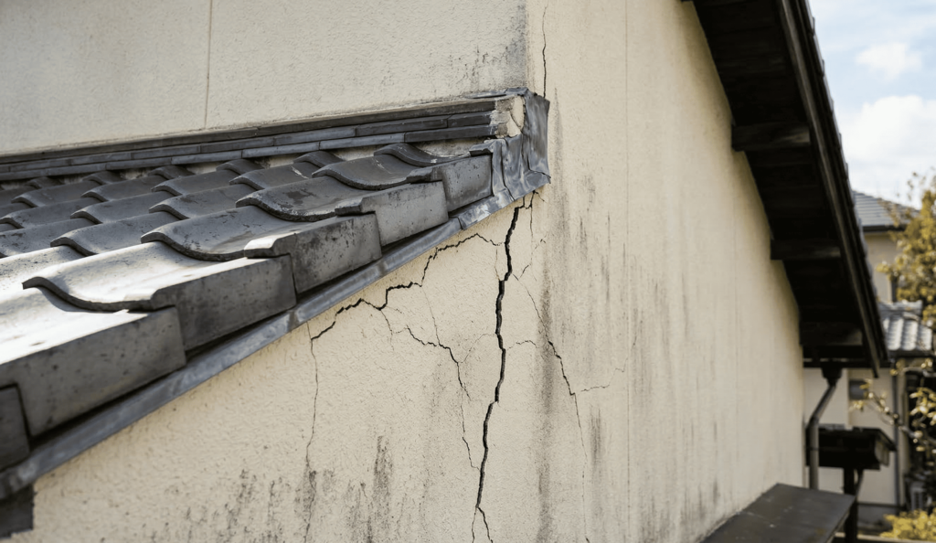 壁側クラック（ひび割れ）